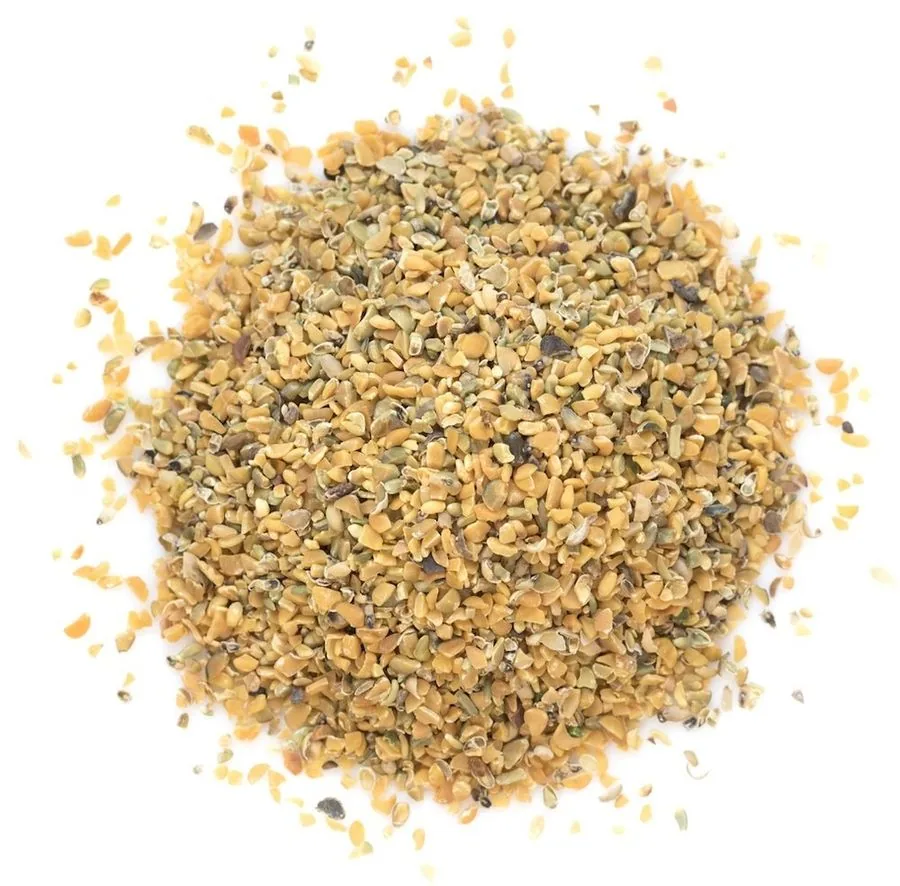 Roasted guar korma for animal nutrition, bagged for bulk export
